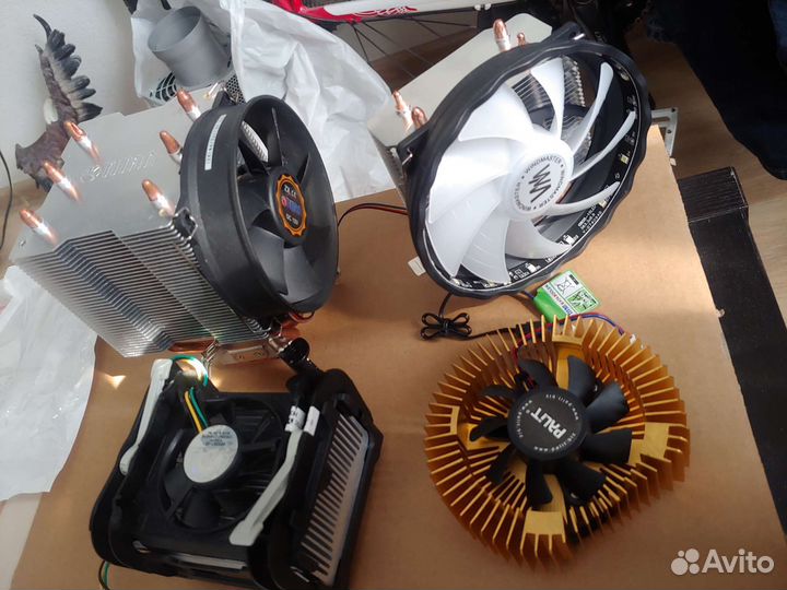 Кулер 120мм, RGB, 4 трубки, PWM 4-pin, новый и др