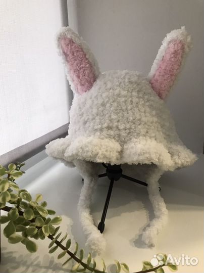 Шапочка зайчик
