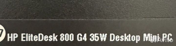 HP EliteDesk 800 G4 i5-8500T 16gb 256ssd