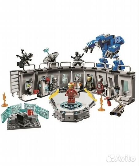 Lego лаборатория железного человека