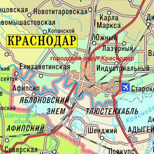 Карты Краснодарского края