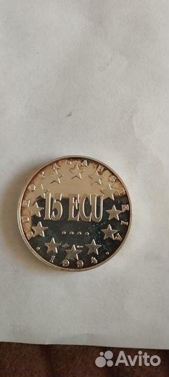 Монета серебро