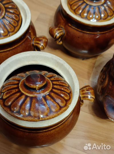 Горшок для запекания 4шт