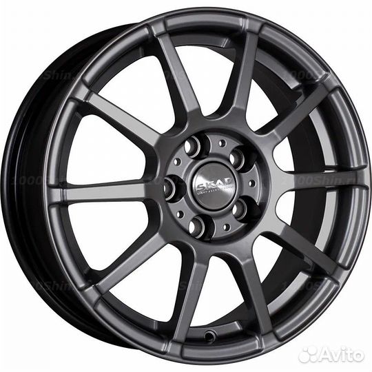 Диск 6*15 4*100 ET48 54,1 Скад Акита (кл285) Черный бархат