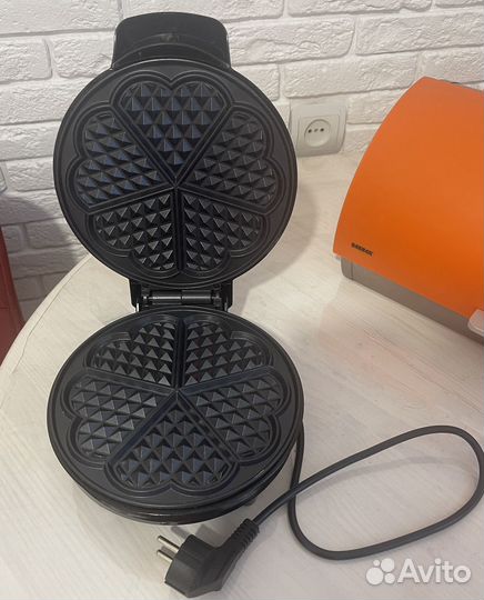 Вафельница gfgril форма 5 сердечек