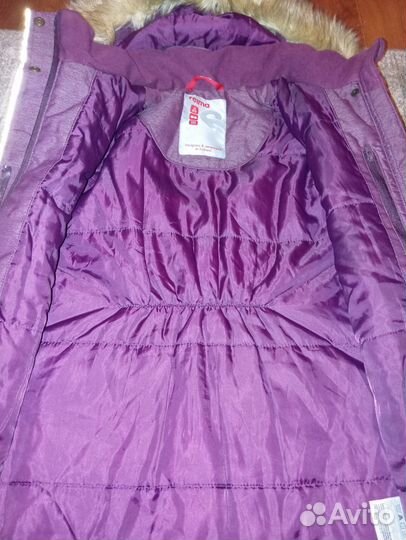 Куртка пуховик 140 зима