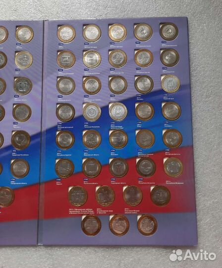 Набор юбилейных 10р на 2 двора,чяп