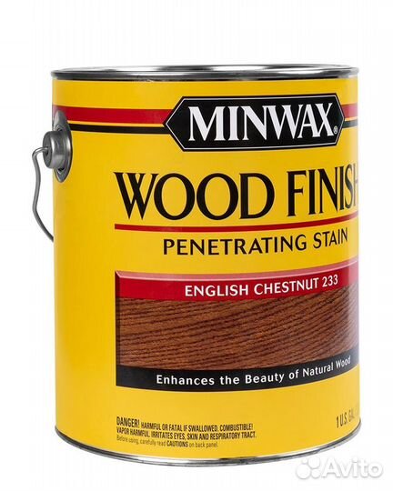 Mорилка Minwax Wood Finish 3,8 л.Английский каштан