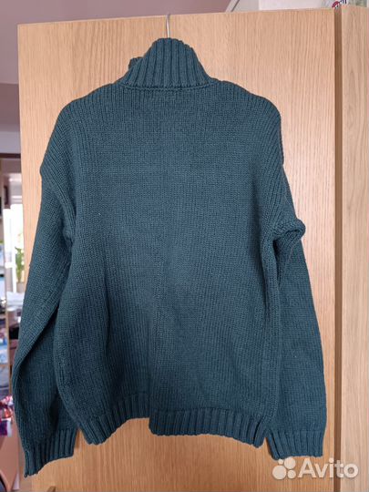 Кофта толстовка кардиган button blue 140