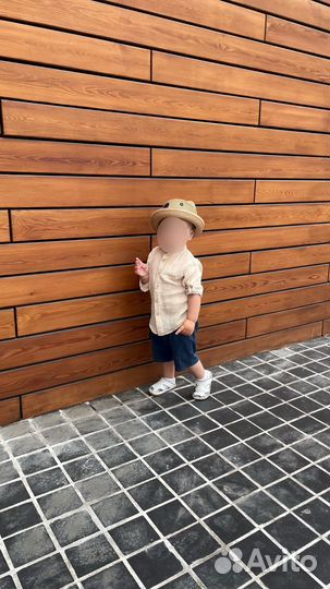 Муслиновая рубашка 86-92