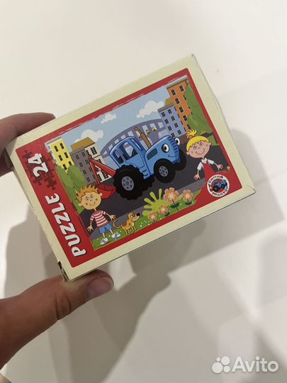 Детские книги пакетом +пазлы 35, 24 дет