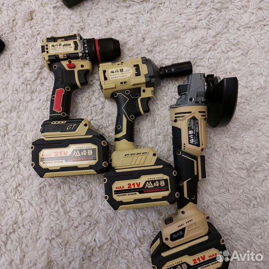 Набор бесщеточный 3в1 Feng Bao 3 АКБ