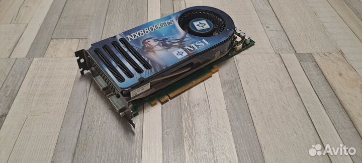 Видеокарта MSI NX8800GTS нерабочая