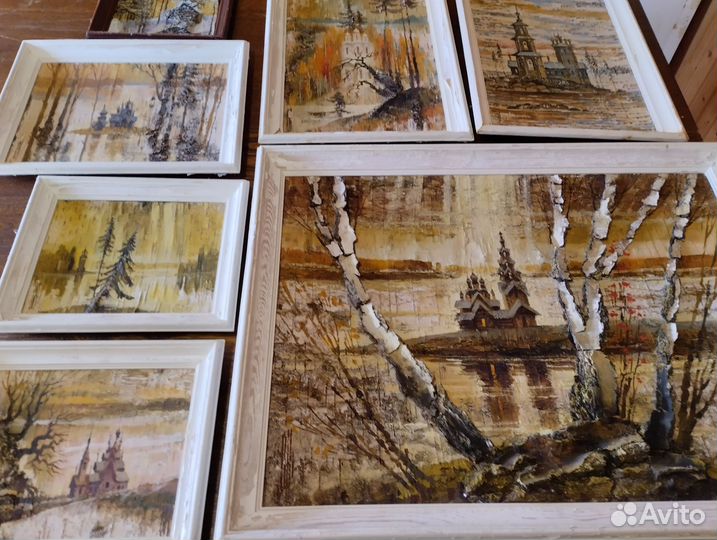 Картины на бересте