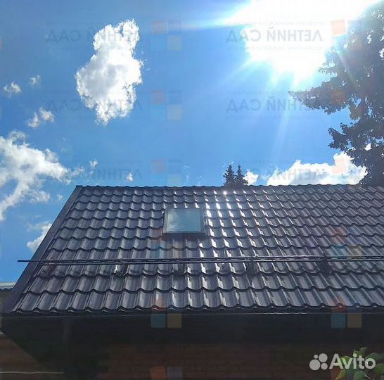 Мансардное окно из профиля Rehau глухое 640x850 мм