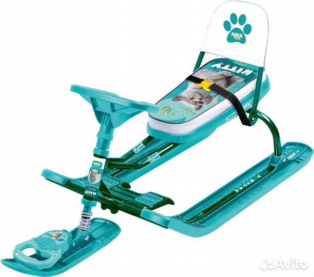 Снегокат,санки на лыжах Nika новые