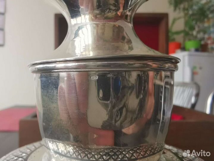 Рюмки, стопки и штоф серебро 875