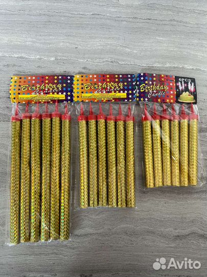 Свечи фонтан для торта