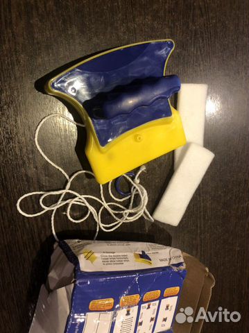 Магнитная щётка для мытья окон