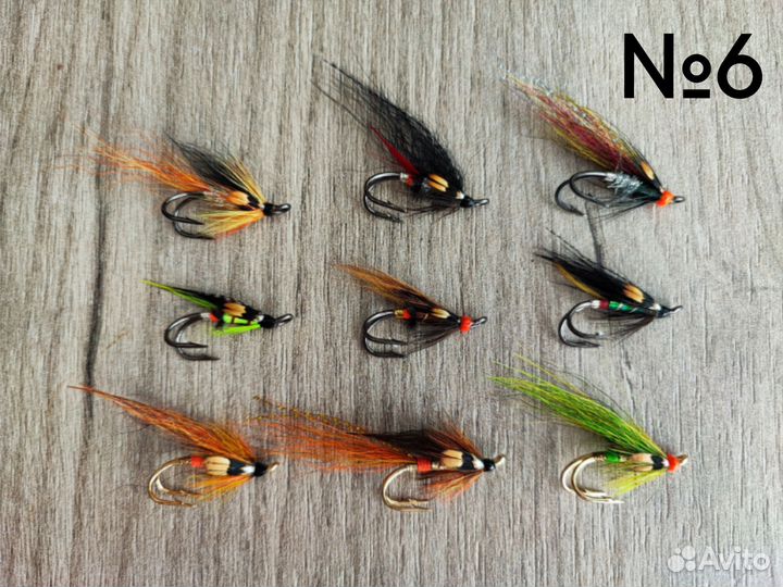 Мухи лососёвые