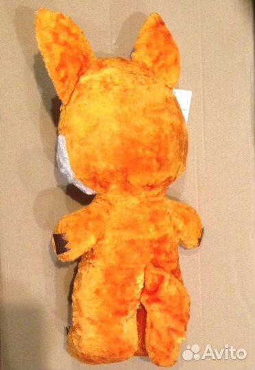 СССР плюшевая лиса, медведь большой кудрявый Мир