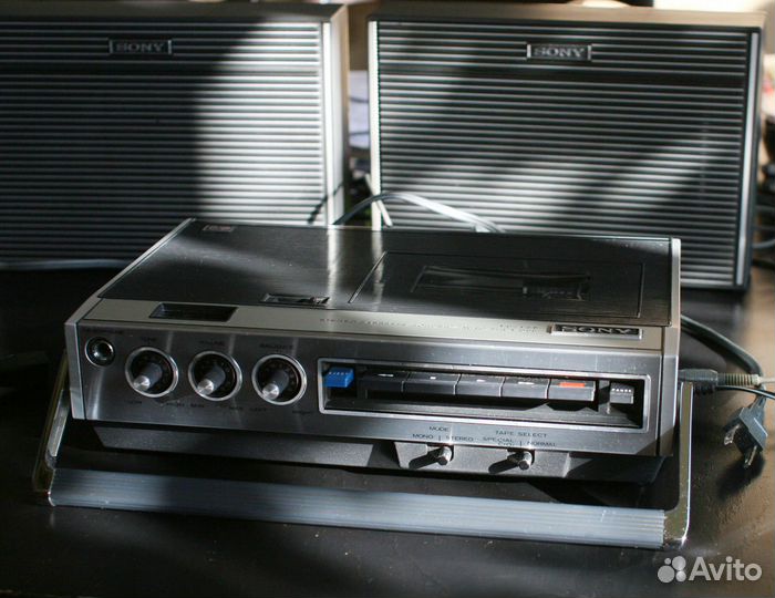 Портативный магнитофон Sony TC-126CS репортёрский