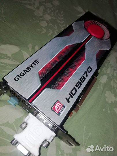 Видеокарта Ati Radeon pg HD 5870 1gb от Gigabyte