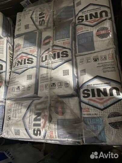 Клей для плитки Юнис Uniflex U-100 25 кг