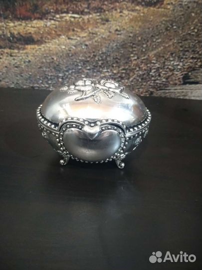 Шкатулка мельхиор