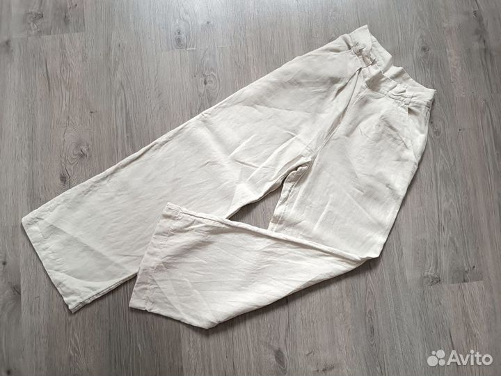 Льняные брюки mango р-р 42-44 XS/S