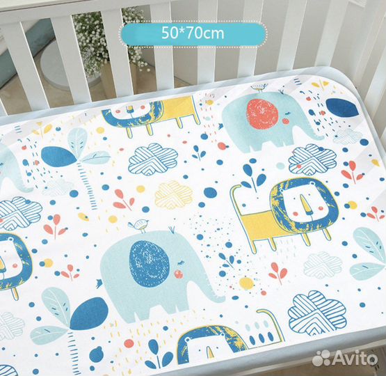 Пеленальный коврик непромокаемый
