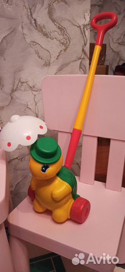 Игрушка каталка черепаха