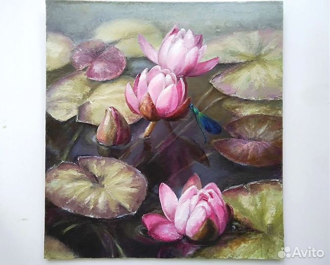 Картина маслом на холсте в раме