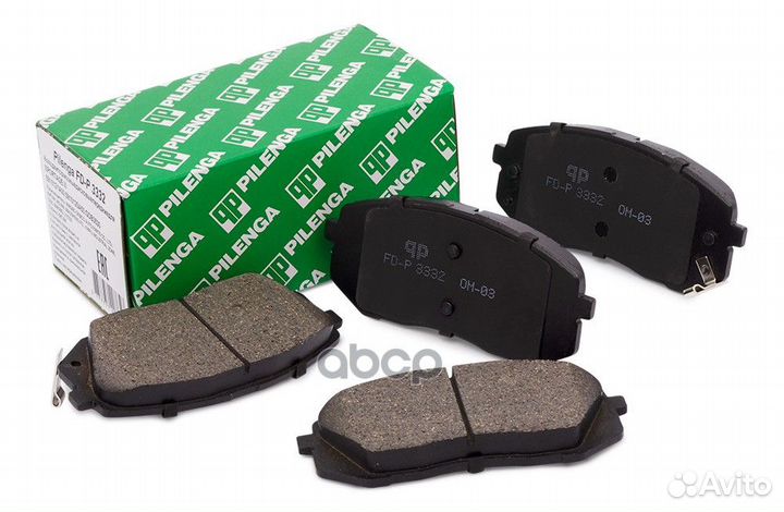 Колодки тормозные дисковые передние hyundai/KIA