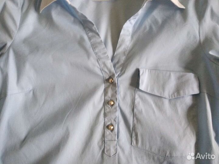 Рубашка zara basic S 42 165 /84A