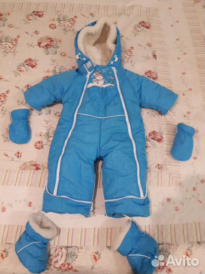 Зимний комбинезон Leo 3-9 мес