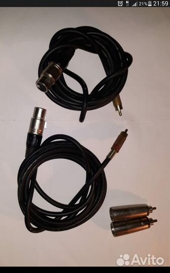 Шнур RCA(папа) -XLR(мама)
