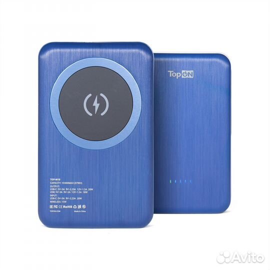 Внешний аккумулятор TOP-M10B 10000 mAh, синий