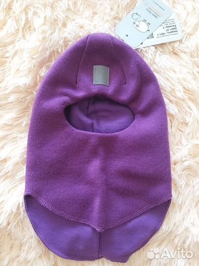 Шапка шлем для девочки зимняя новая