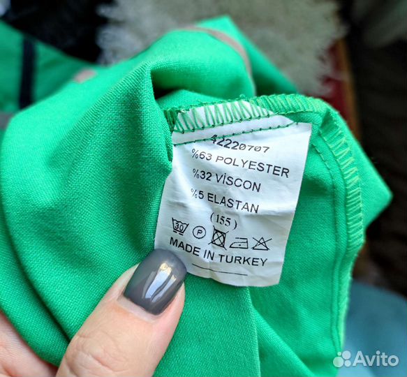 Зеленое платье