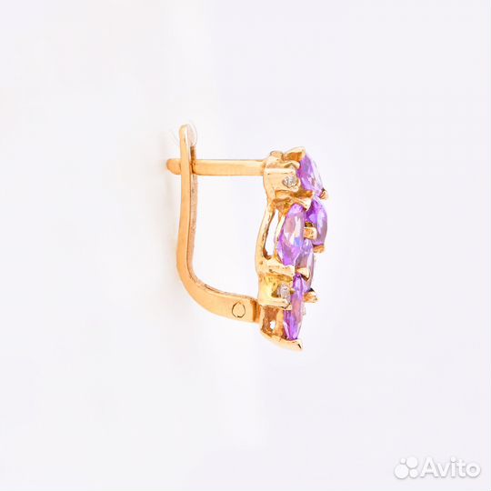 Серьги золотые