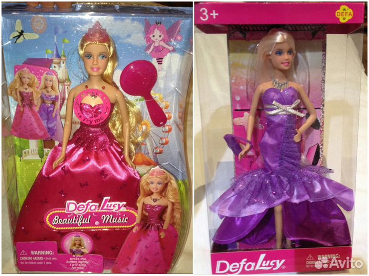 Кукла Люси музыкально-световая, вечерний выход