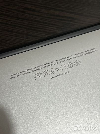 Macbook Air 11 A1370