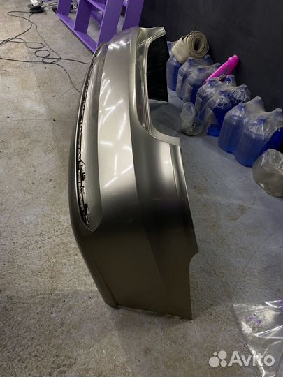 Бампер задний polo седан 2015