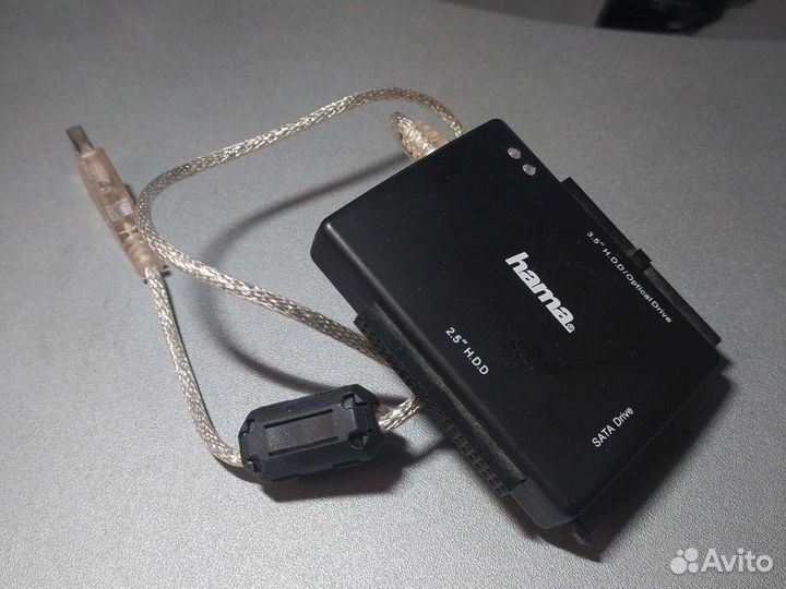 Адаптер жесткого диска Hama USB - IDE / SATA, AA25