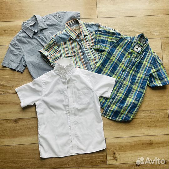 Рубашки на мальчика 4шт пакетом