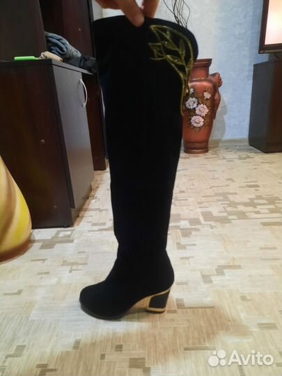 Сапоги ботфорты