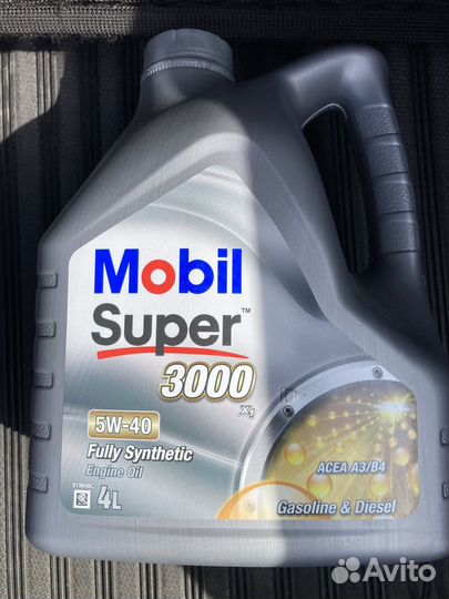 Масло Mobil super 3000 5w 40