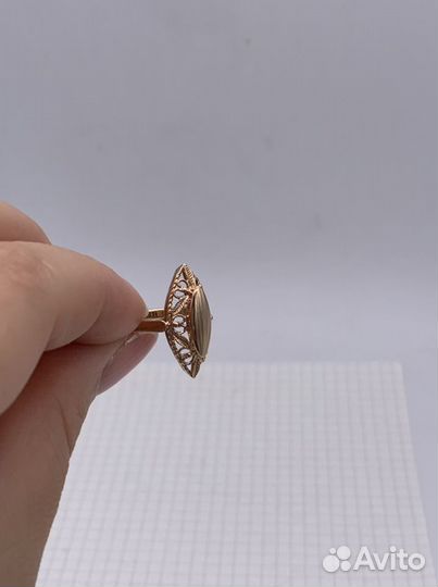 Золотое кольцо маркиза 583 пробы СССР