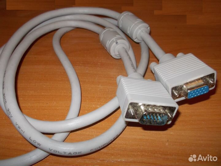 Кабель VGA удлинитель 1,8 метра новый